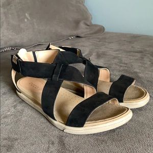 Black Ecco Sandals